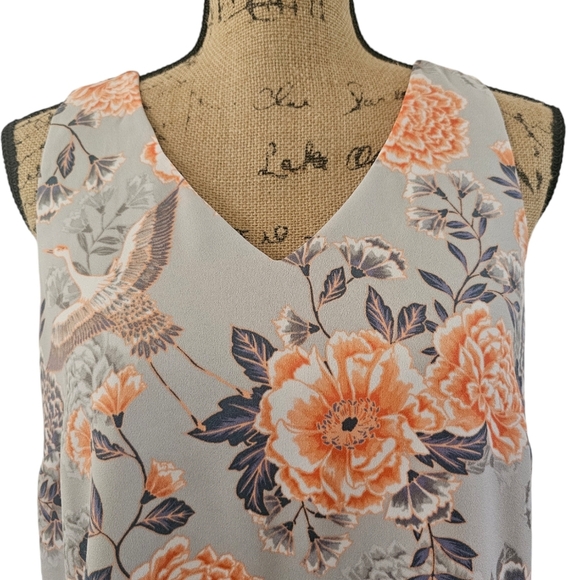 Banana Republic V-neck Flower Top - Picture 3 of 6